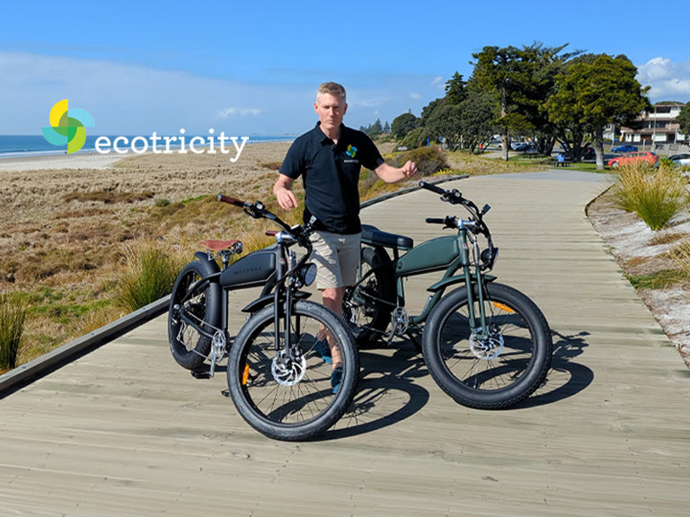 Gavin from Ecotricity Test Rides New Zealand's Coolest Electric Bikes